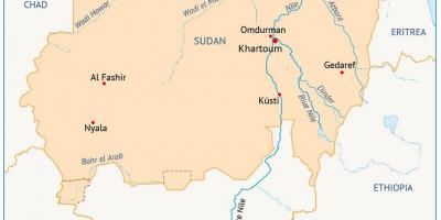 Harta e lumit Sudan