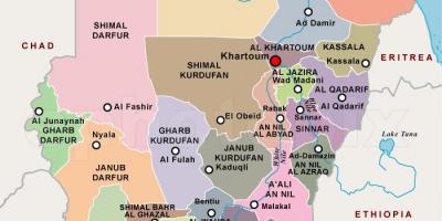 Harta e Sudani regjione