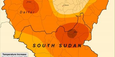 Harta e klimës Sudan